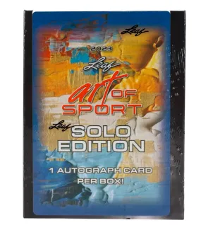 2023 Leaf Art of Sport Solo Edition - Factory Sealed Premium Hit Collection Box