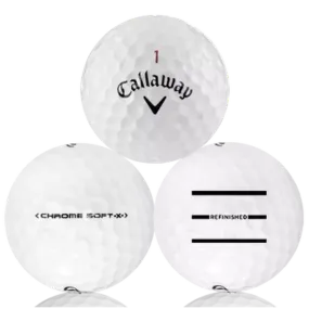 36 Callaway Chrome Soft Triple Line Golf Balls - Factory Refinished