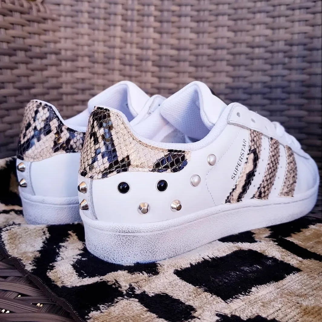 Adidas Superstar Pitone & Borchie