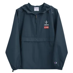 AIRLINE VIDEOS LIVE Embroidered Champion Packable Jacket