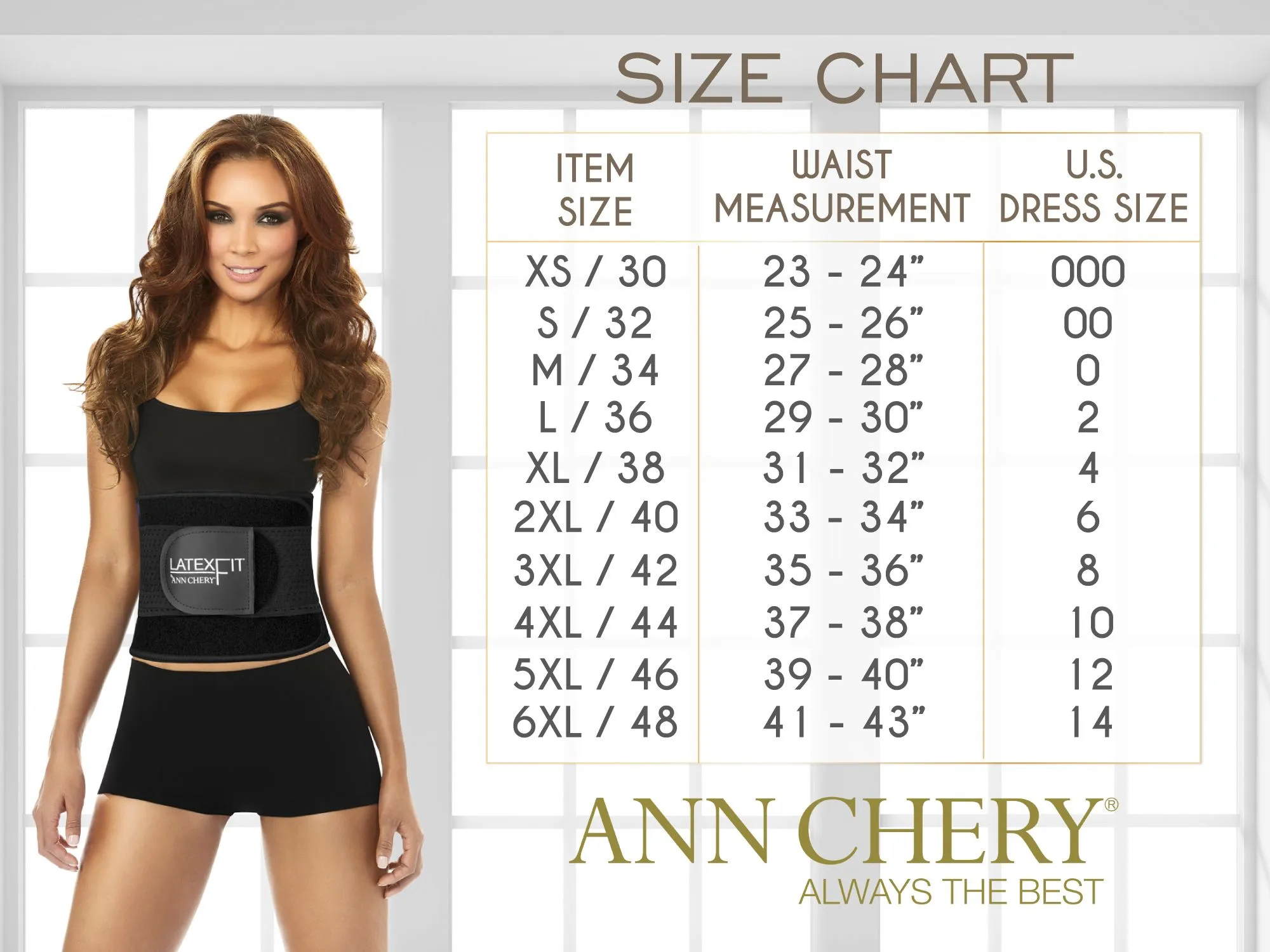 Ann Chery Latex Men Girdle Body Shaper