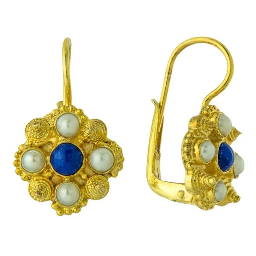 Ann Radcliffe Lapis Earrings