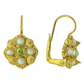 Ann Radcliffe Peridot Earrings