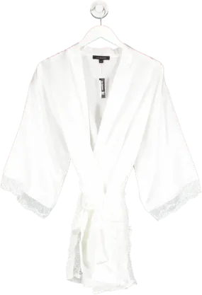 Ann Summers White Cherryann Robe UK S