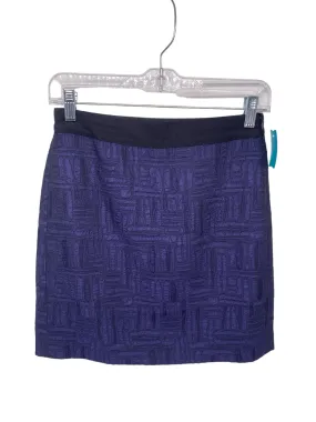 Banana Republic Misses Size 0 Blue Skirt