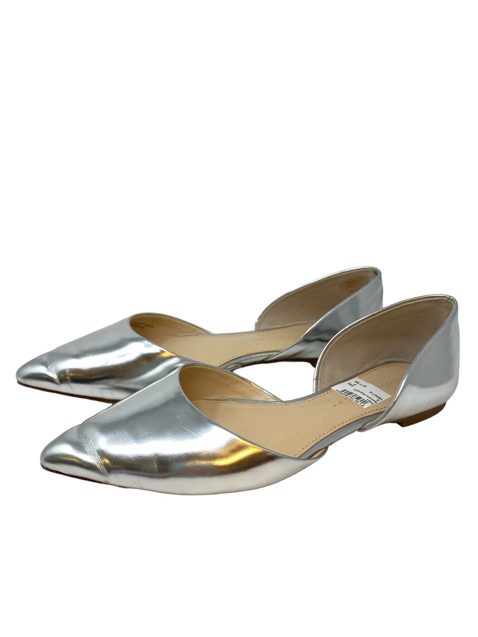 Banana Republic Women Size 8 Silver Flats