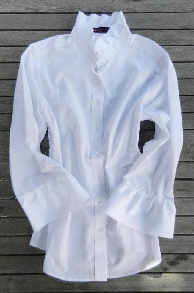 Barbara Ann Ribbon Trim Shirt (S34RW)