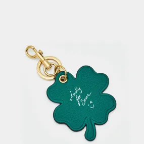 Customizable Lucky Clover Charm - Personalized Good Luck Accessory