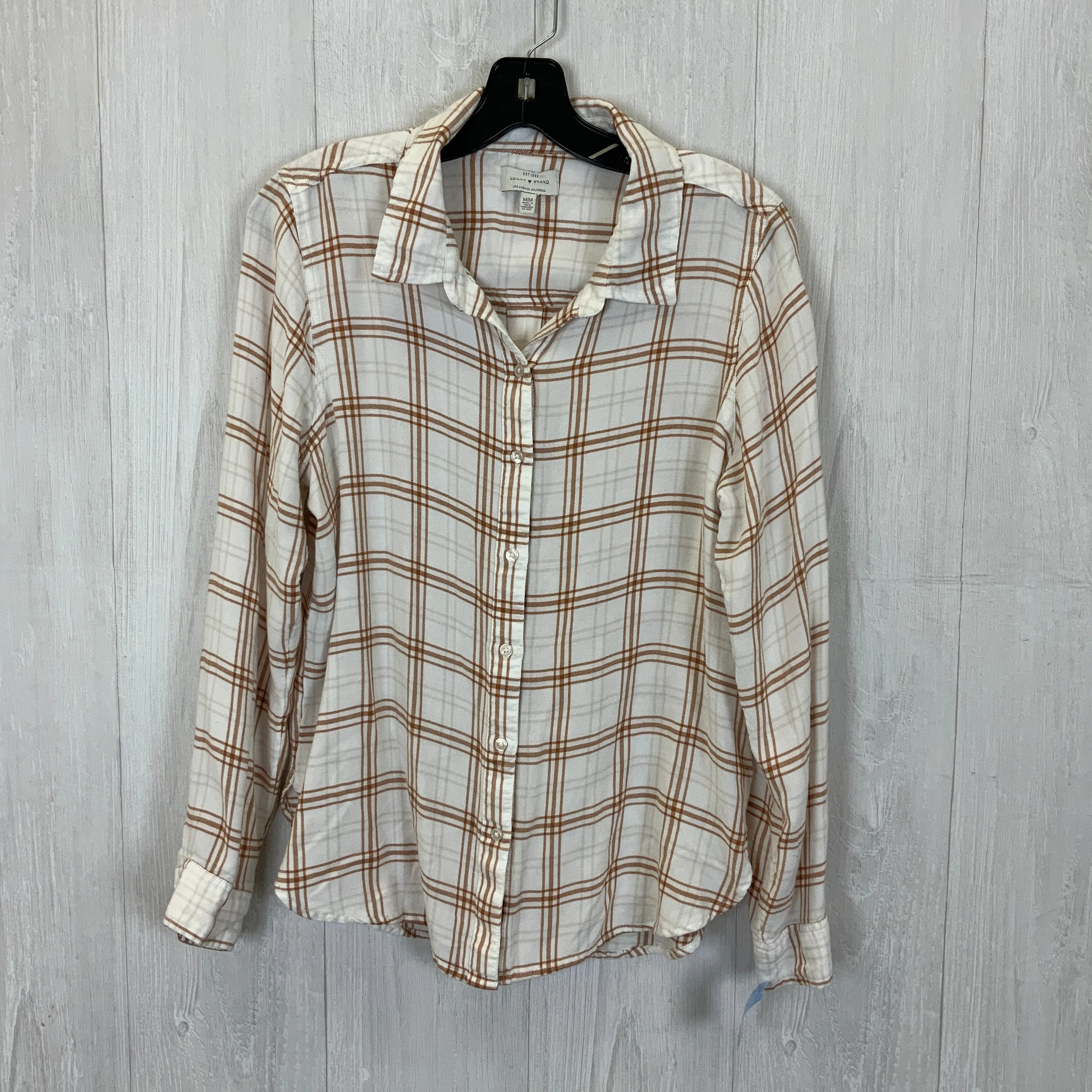 Blouse Long Sleeve By Lucky Brand  Size: M