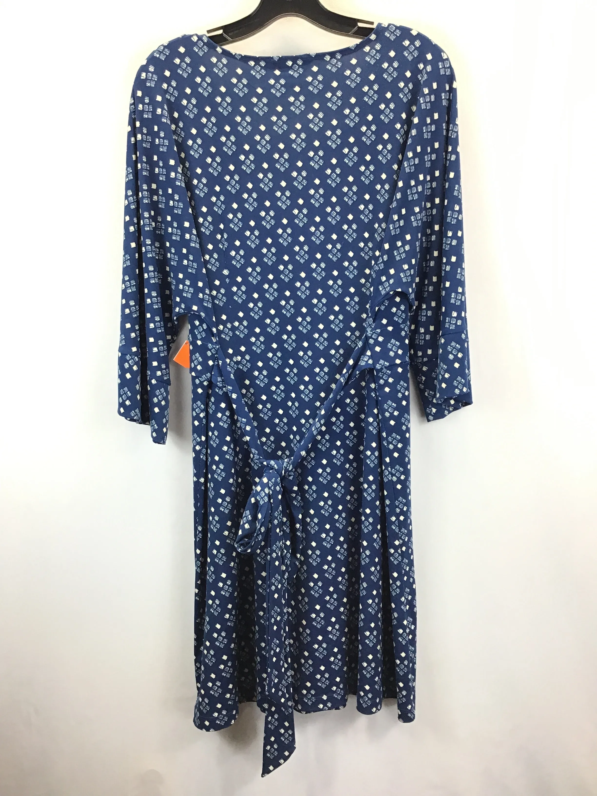 Blue Dress Casual Midi Banana Republic, Size Xl