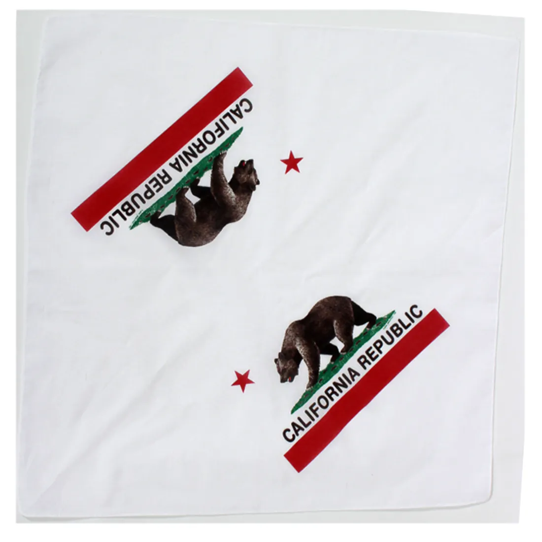 California Flag Bandana Republic Bear