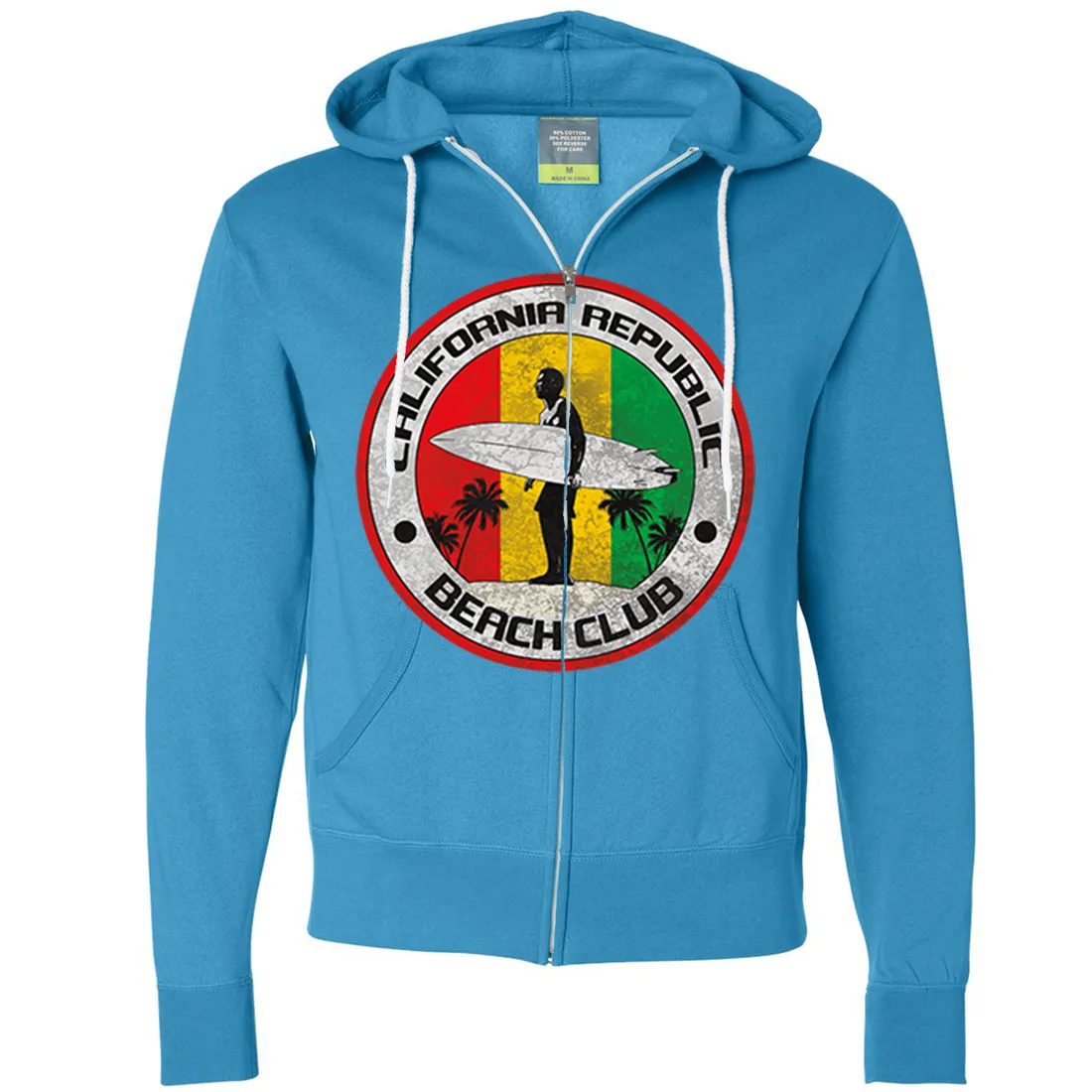 California Republic Beach Club Zip-Up Hoodie