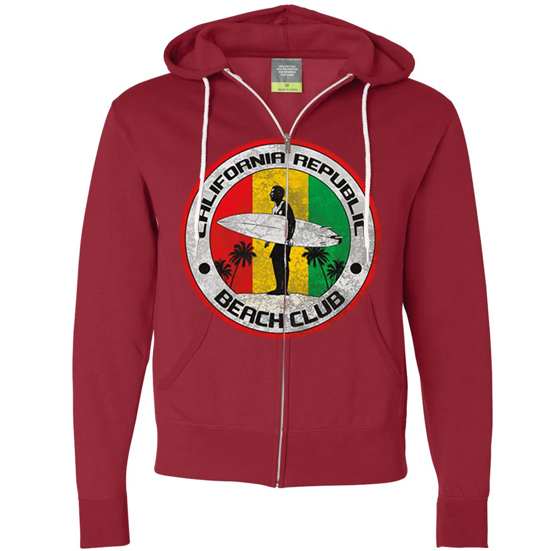 California Republic Beach Club Zip-Up Hoodie