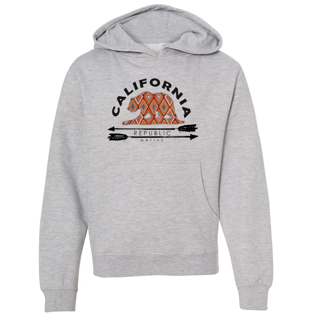 California Republic Native Premium Youth Sweatshirt Hoodie