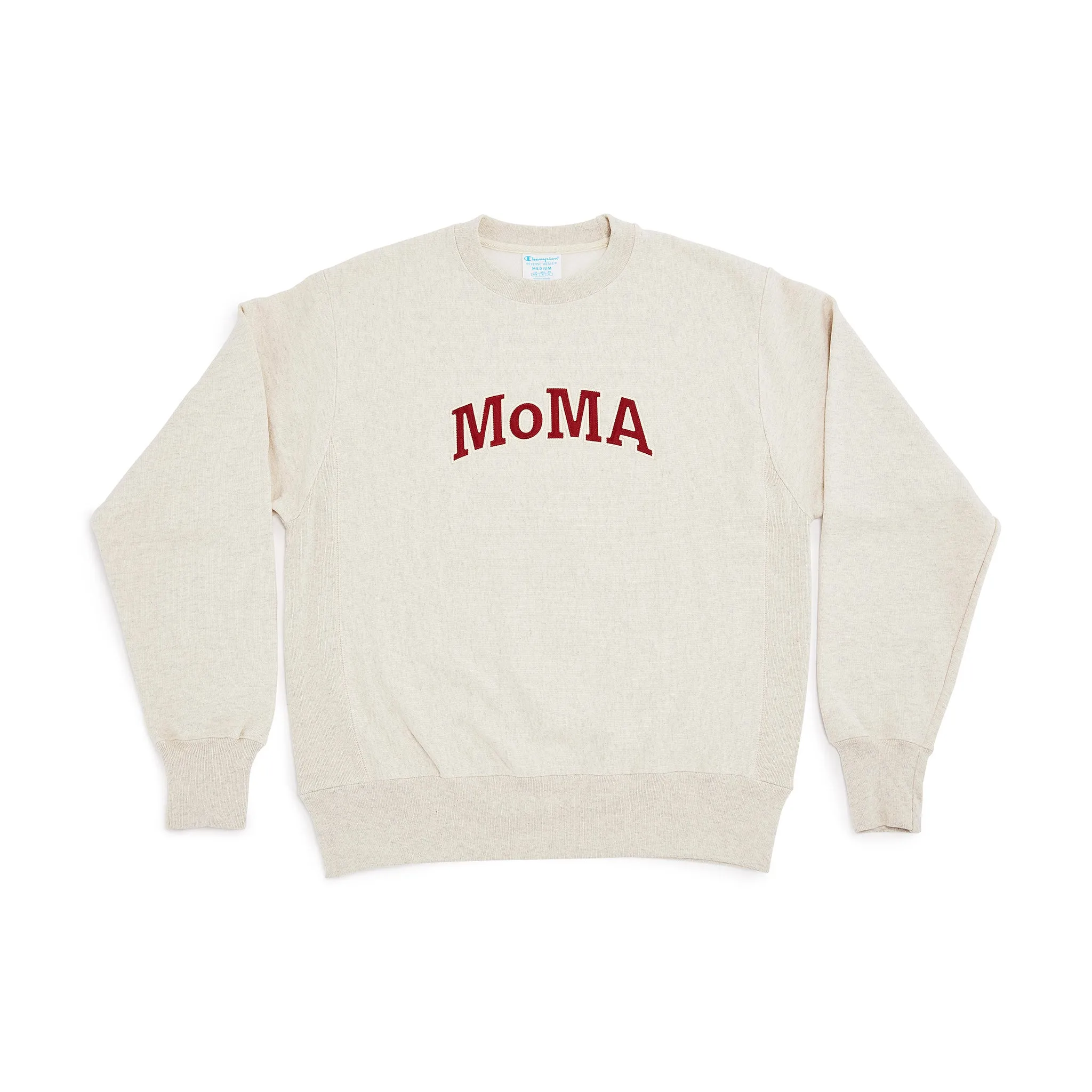 Champion Oatmeal MoMA Edition Crewneck Sweatshirt - Premium Quality