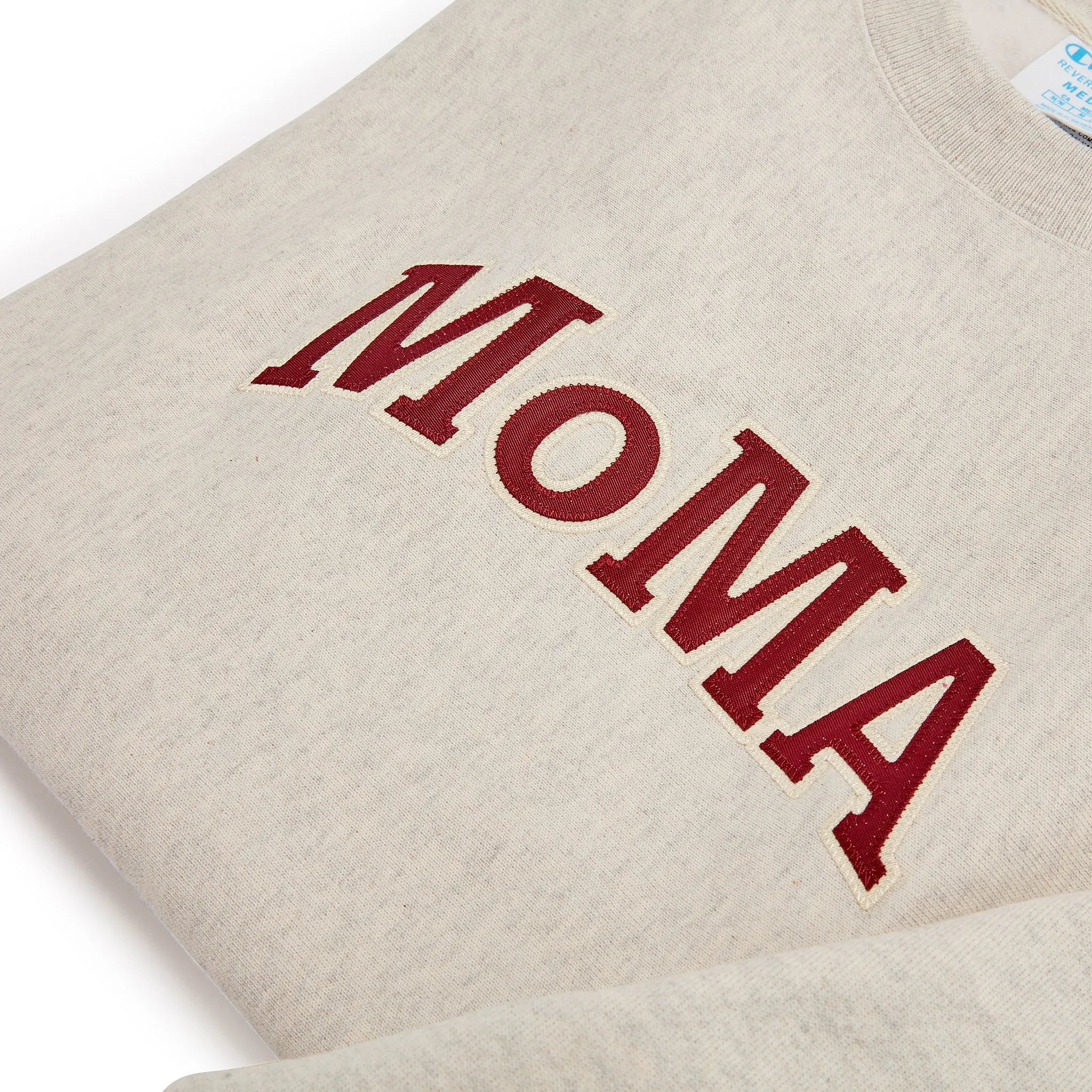 Champion Oatmeal MoMA Edition Crewneck Sweatshirt - Premium Quality