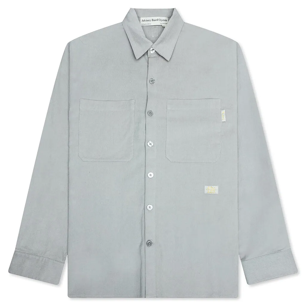 Corduroy Studio Work Shirt - Jasper Grey