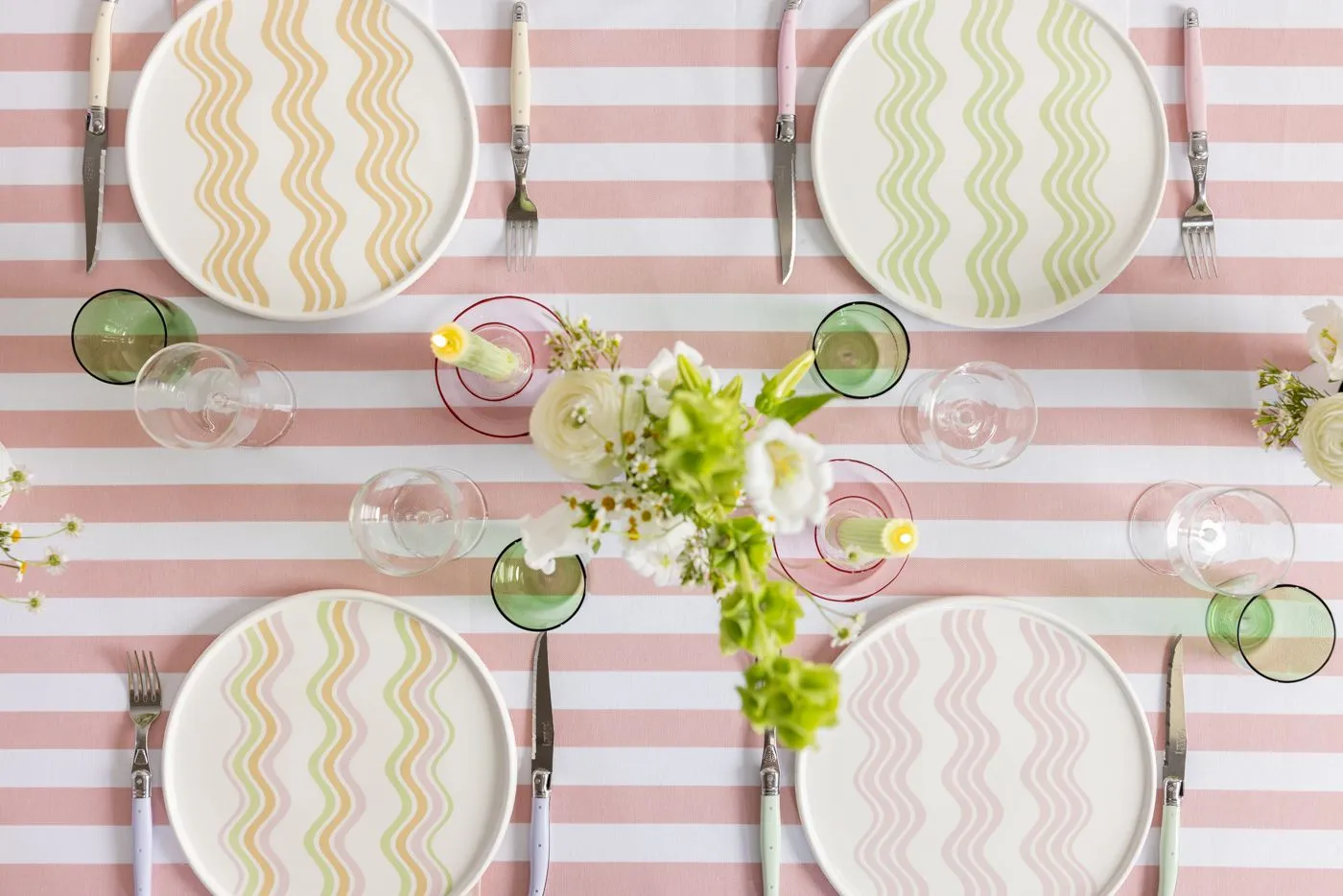 Coterie Studio Wave Pink Plate