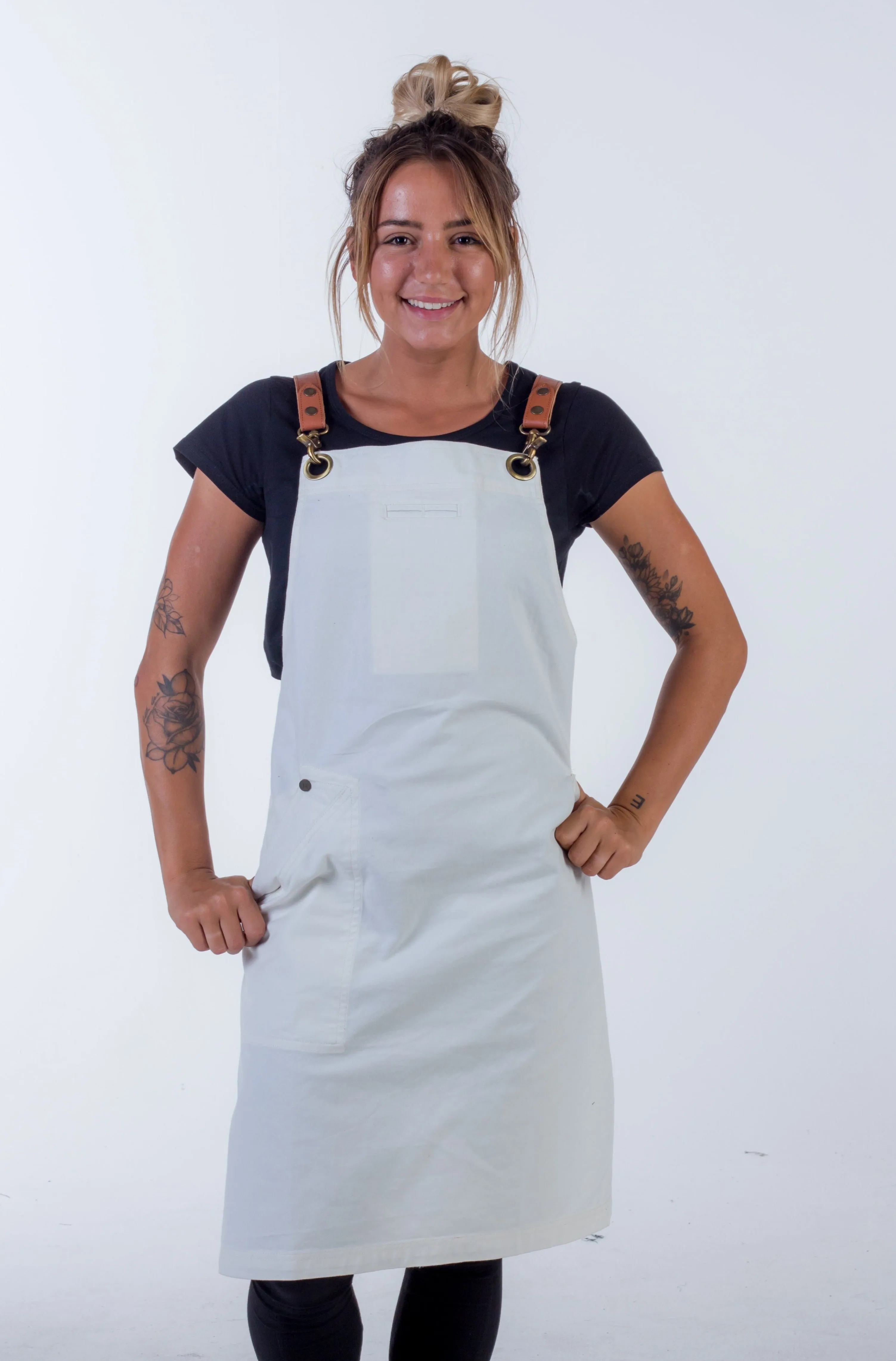 Denim apron Ivory Fisher