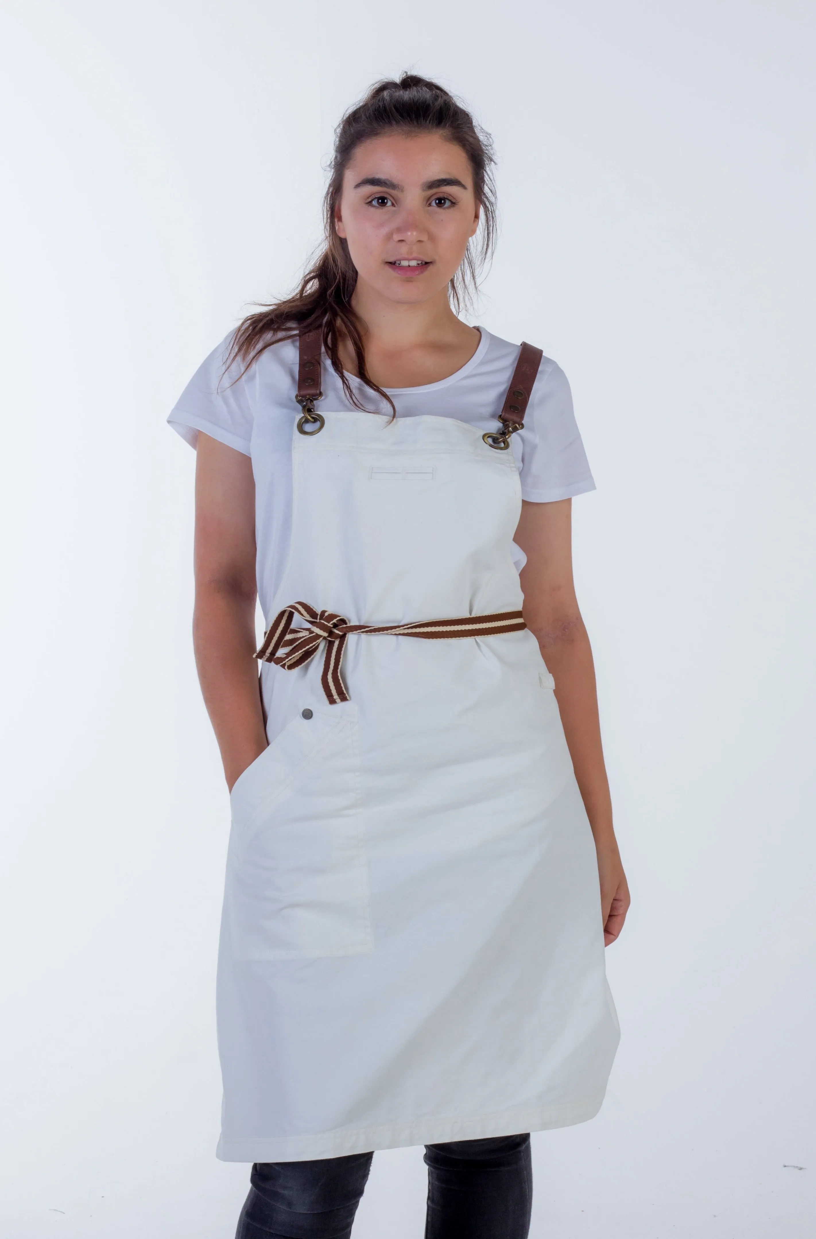 Denim apron Ivory Fisher