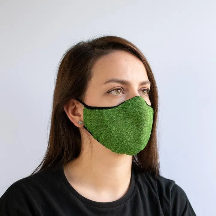 Face Mask: Green Marl