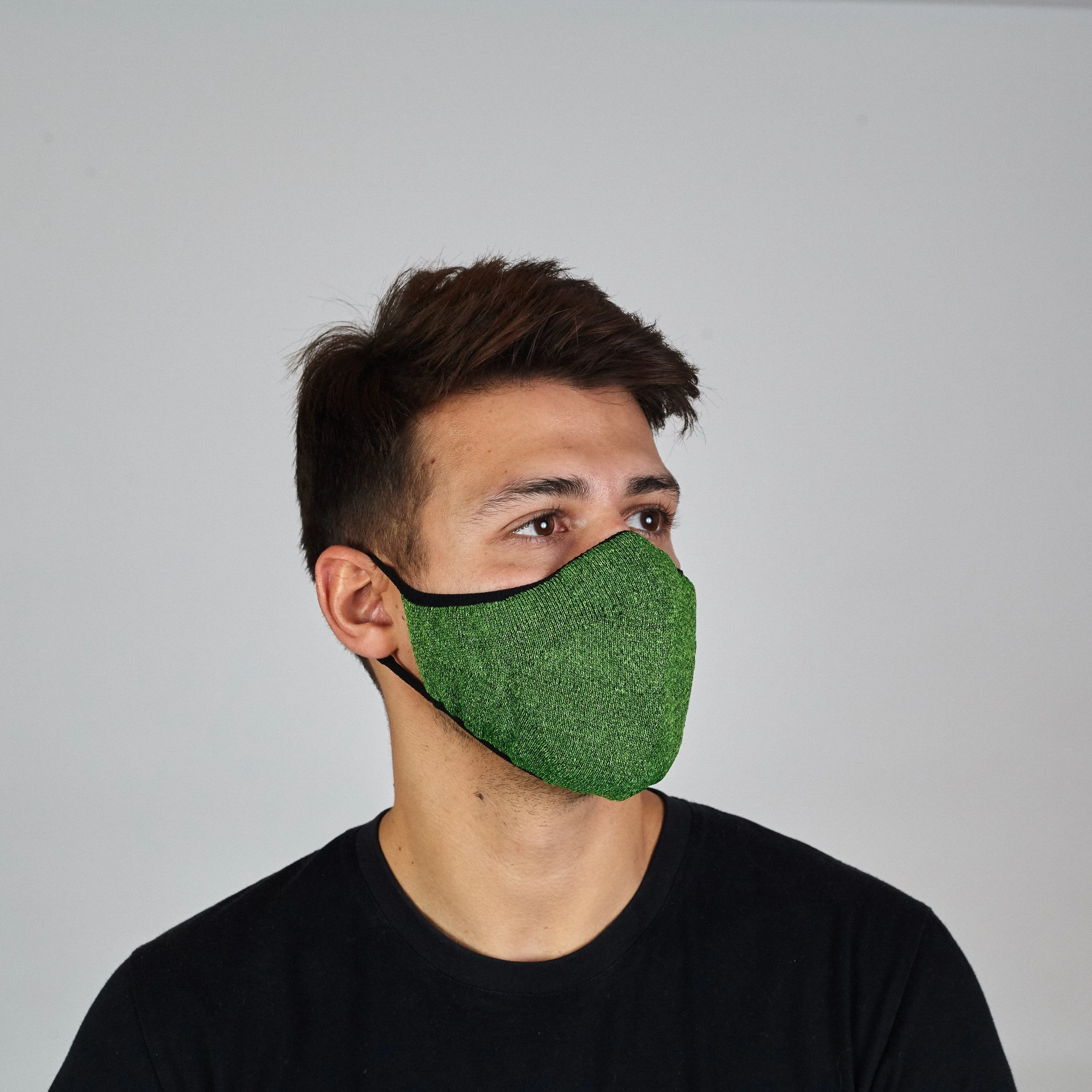 Face Mask: Green Marl