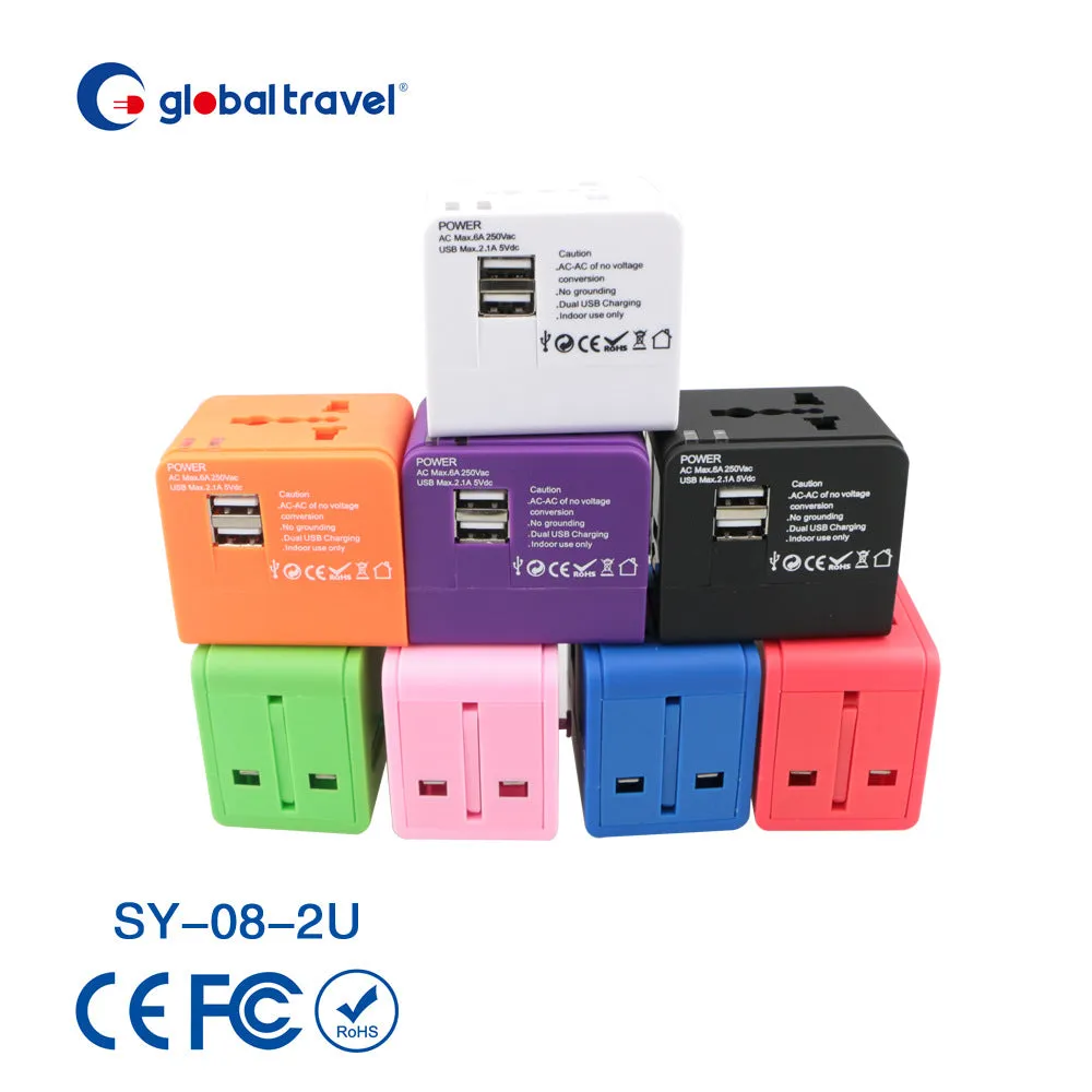 Factory direct plug with USB travel adapter