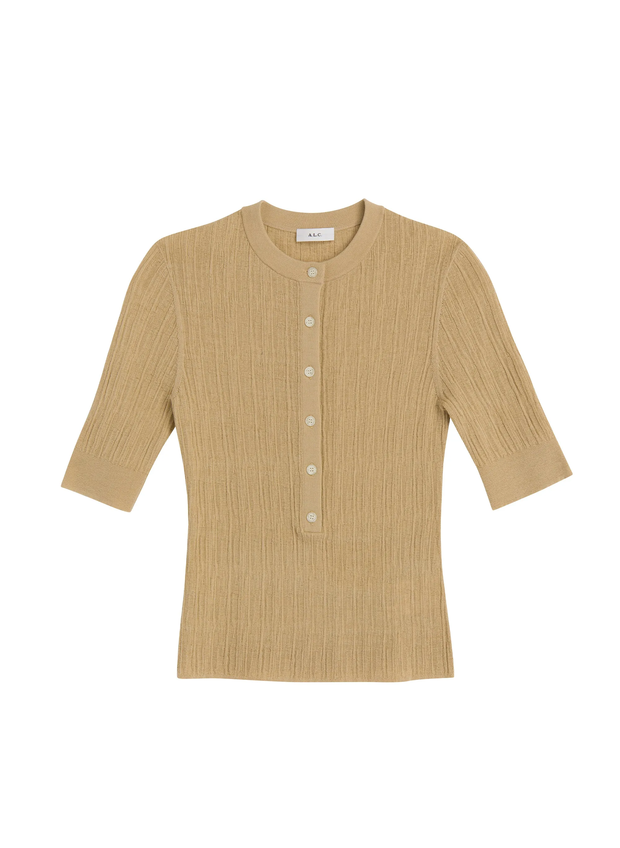 Fisher Fine Cotton Knit Top