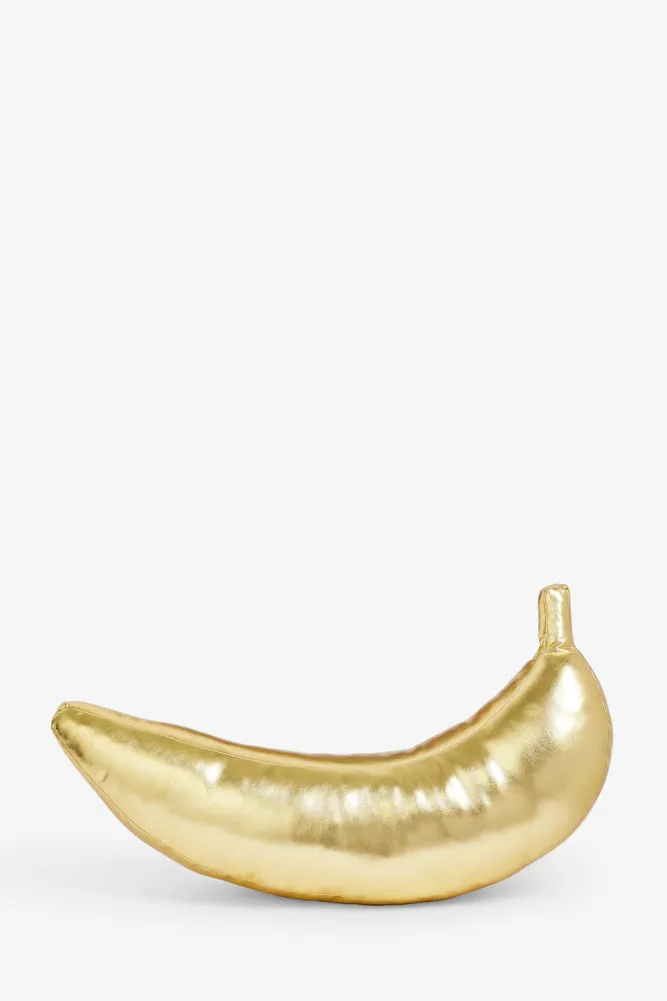 Gold Banana Cushion