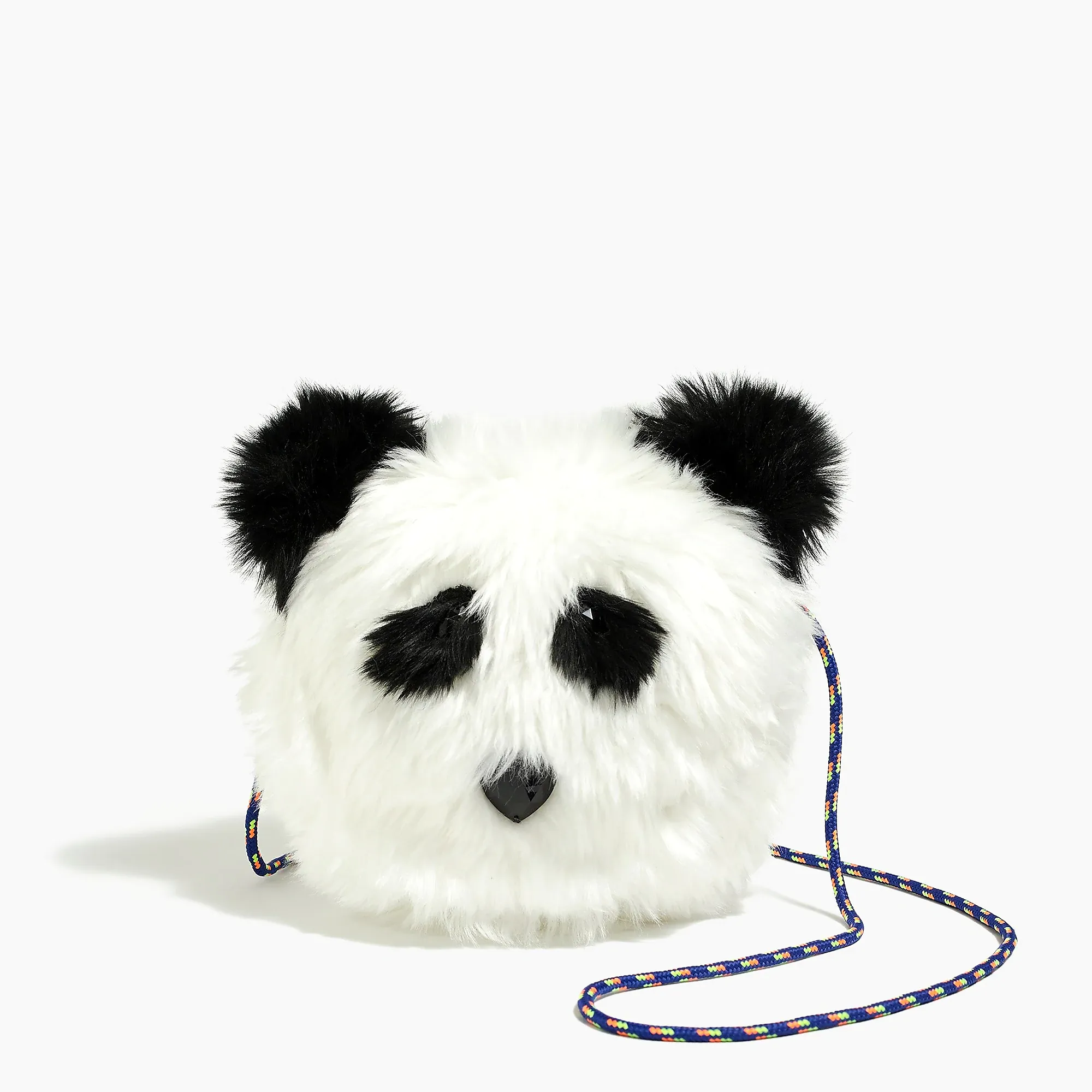 J.crew Girls' faux-fur Adorable panda bag