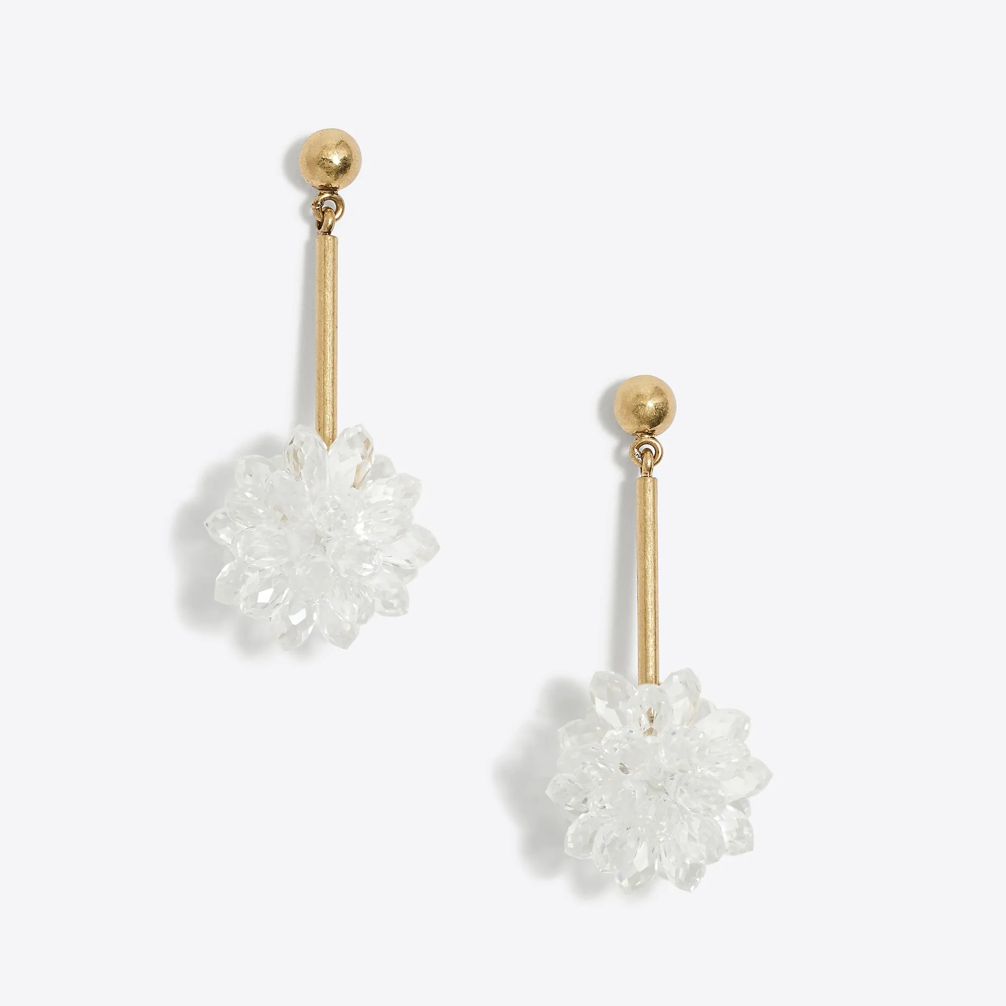 J.Crew Snowdrop statement earrings