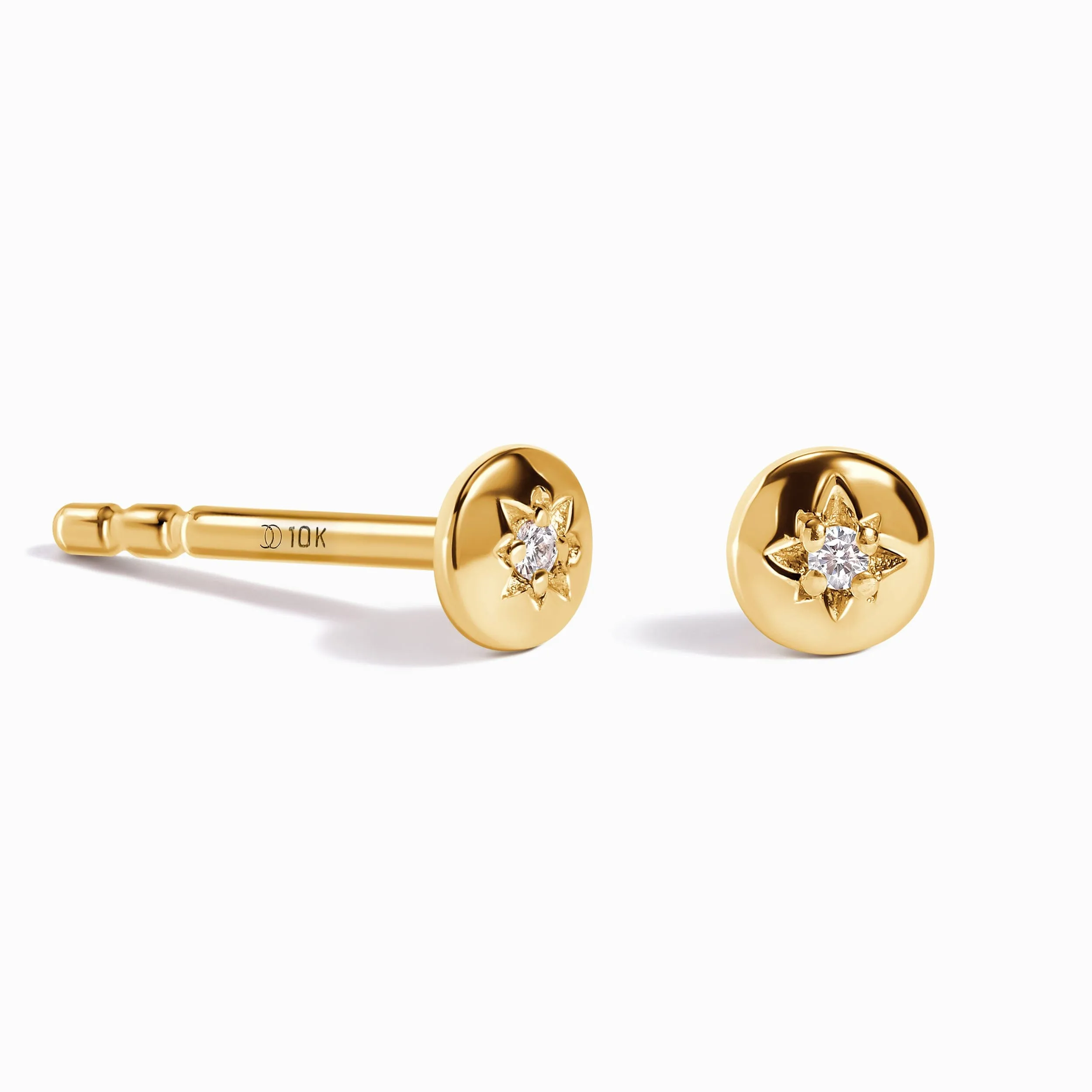 Kids Diamond Earrings - North Star