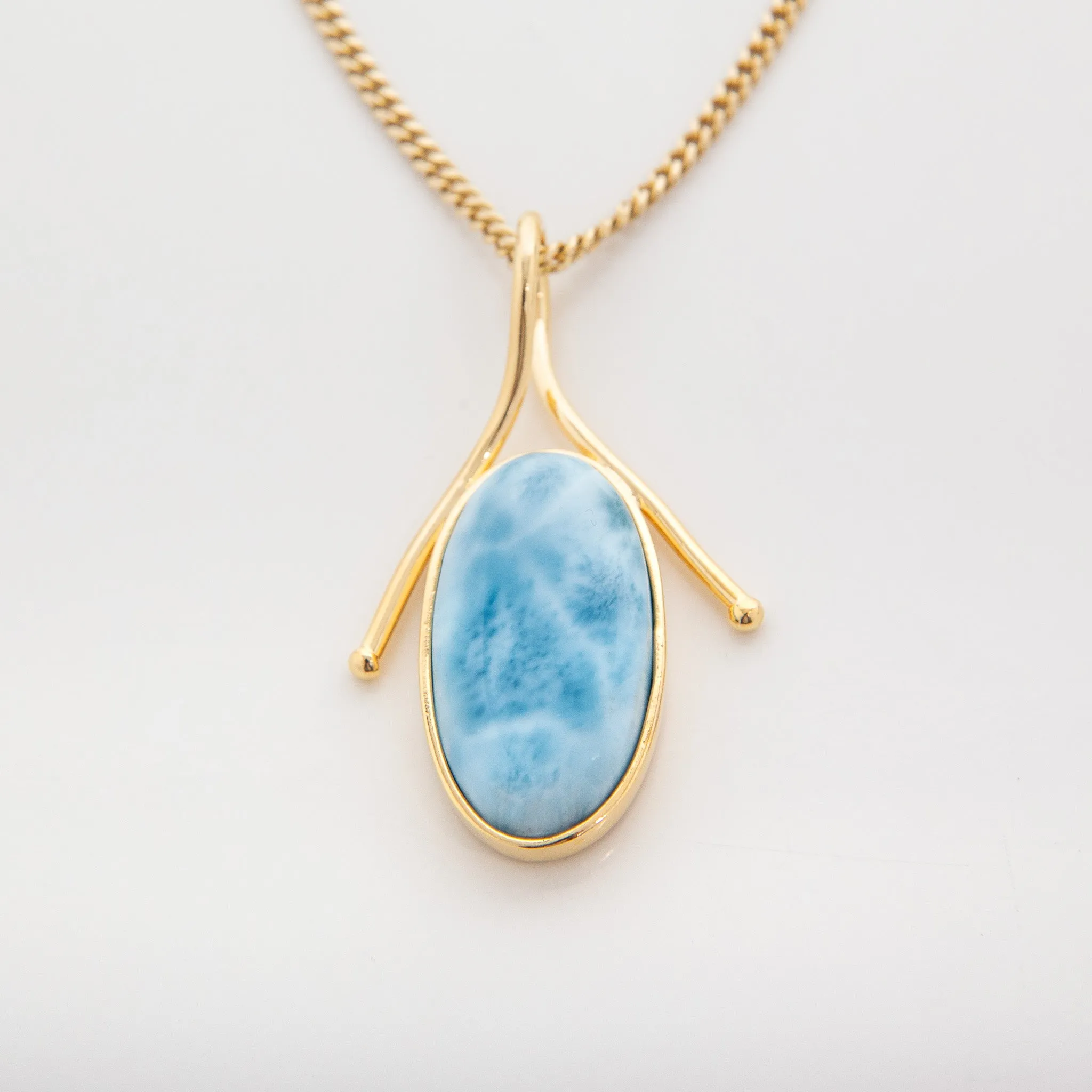 Larimar Vermeil Pendant Eileen