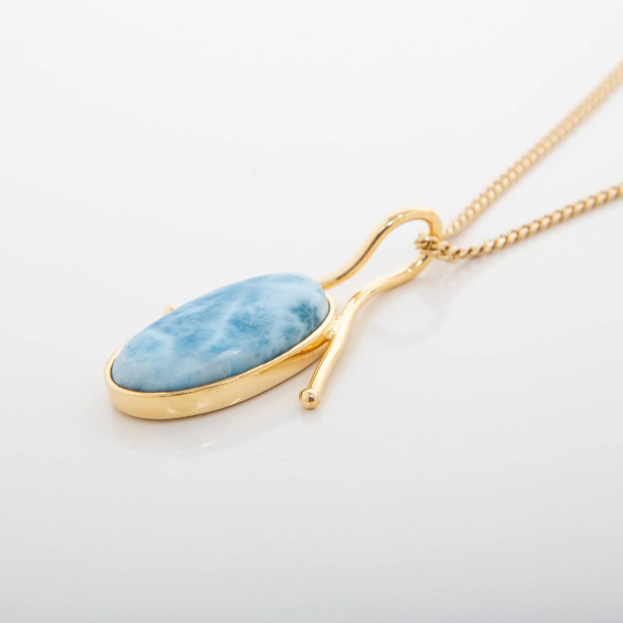 Larimar Vermeil Pendant Eileen