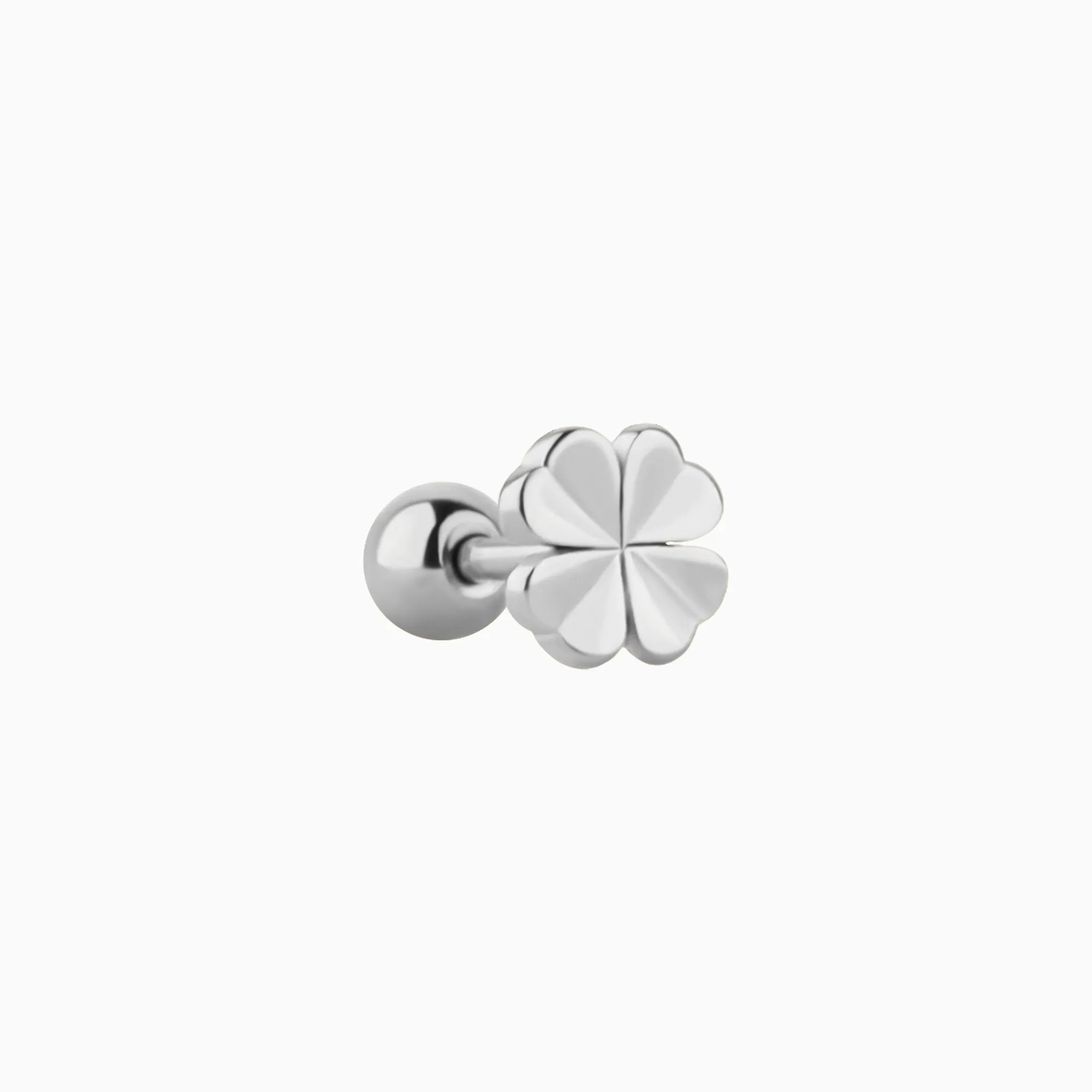 Lucky Four Leaf Clover Stud