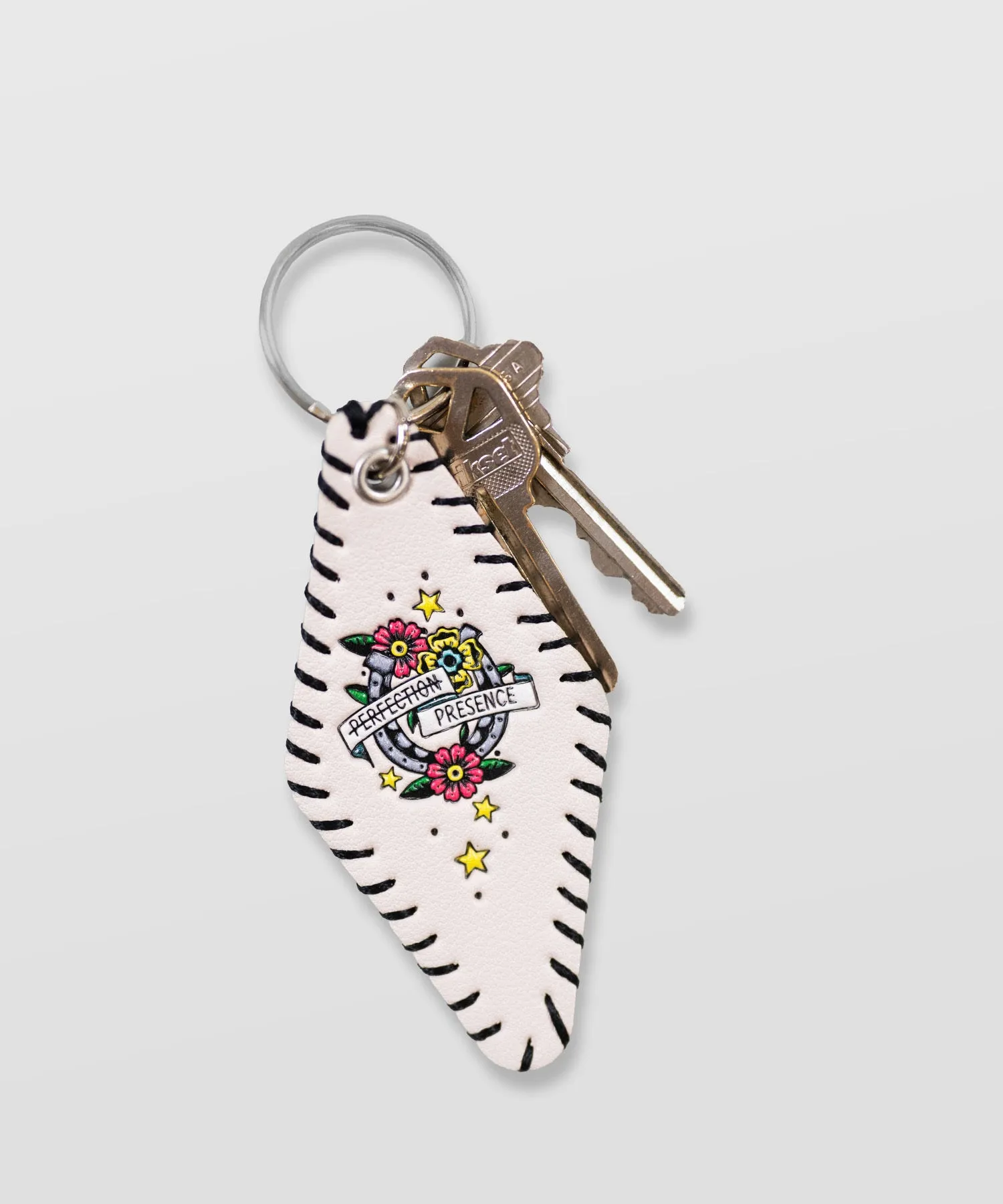 Lucky Leather Keychain