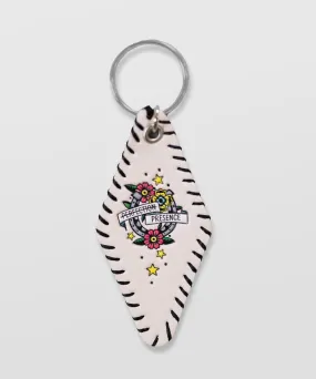 Lucky Leather Keychain