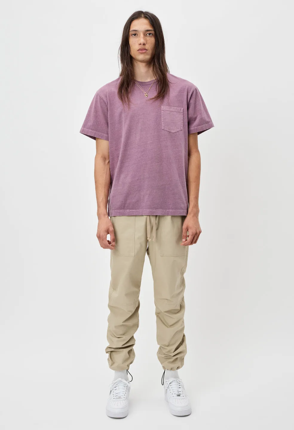 Lucky Pocket Tee / Plum