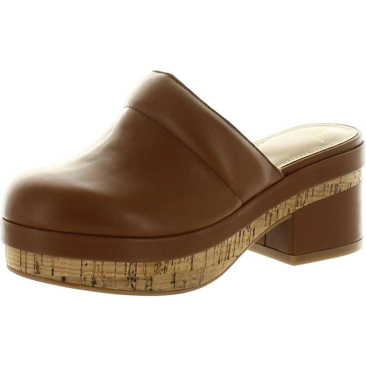 Marc Fisher LTD Womens Beckett Leather Slip On Clogs