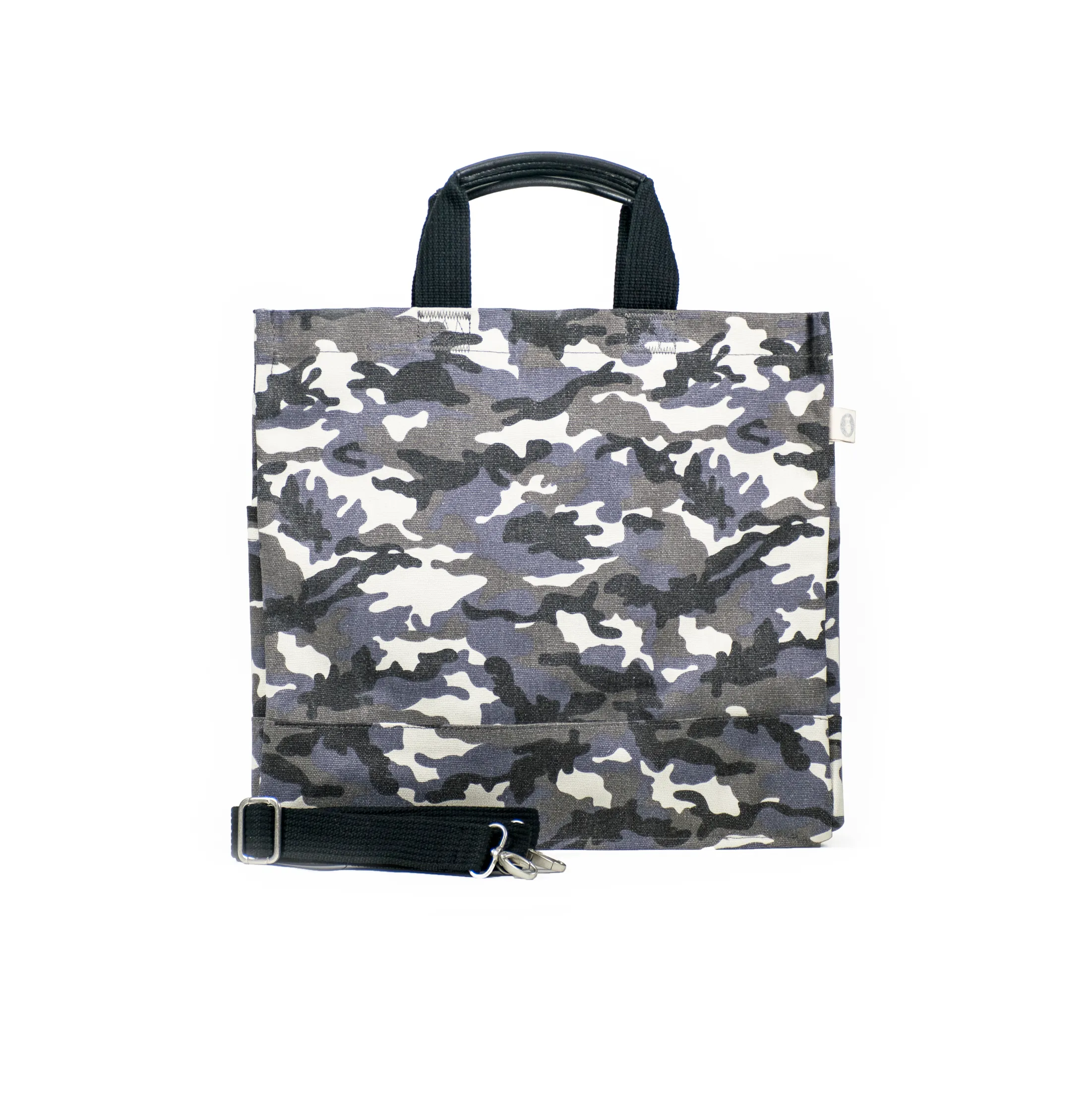 Monogram Stripe Grey Camo North South Bag