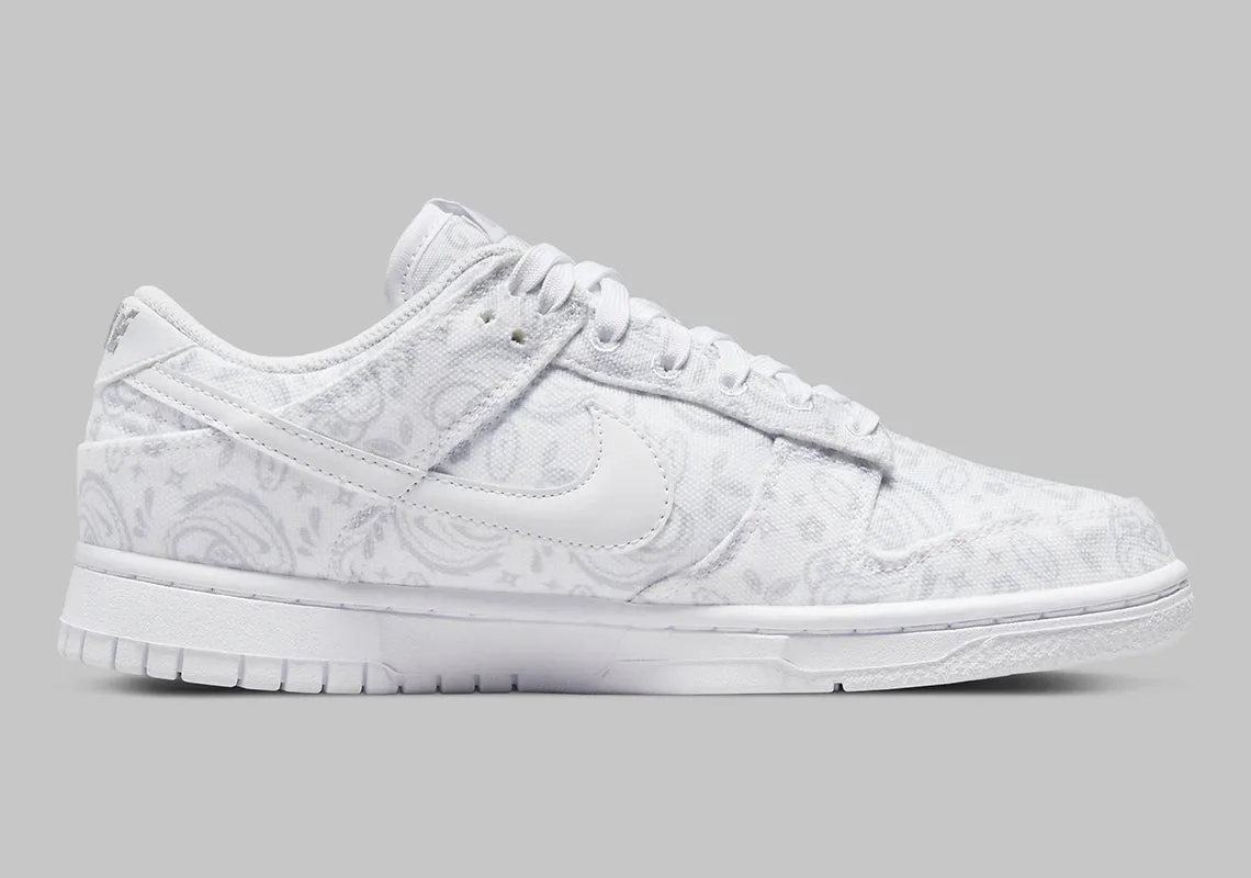 Nike Dunk Low White Paisley