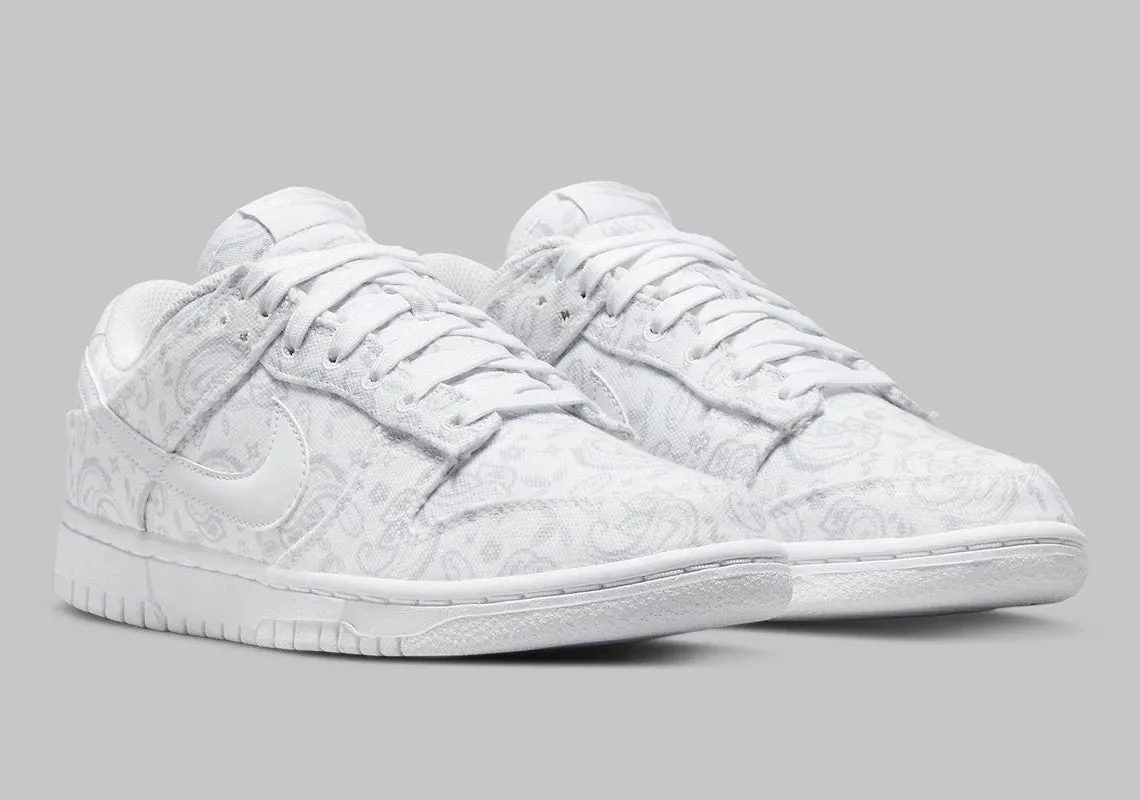 Nike Dunk Low White Paisley