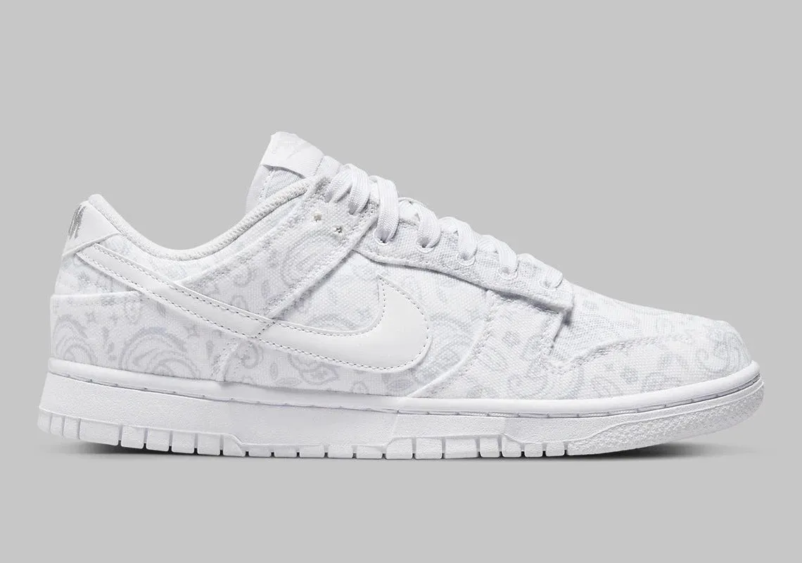 Nike Dunk Low White Paisley