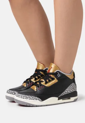 Nike Jordan 3 Nere Oro