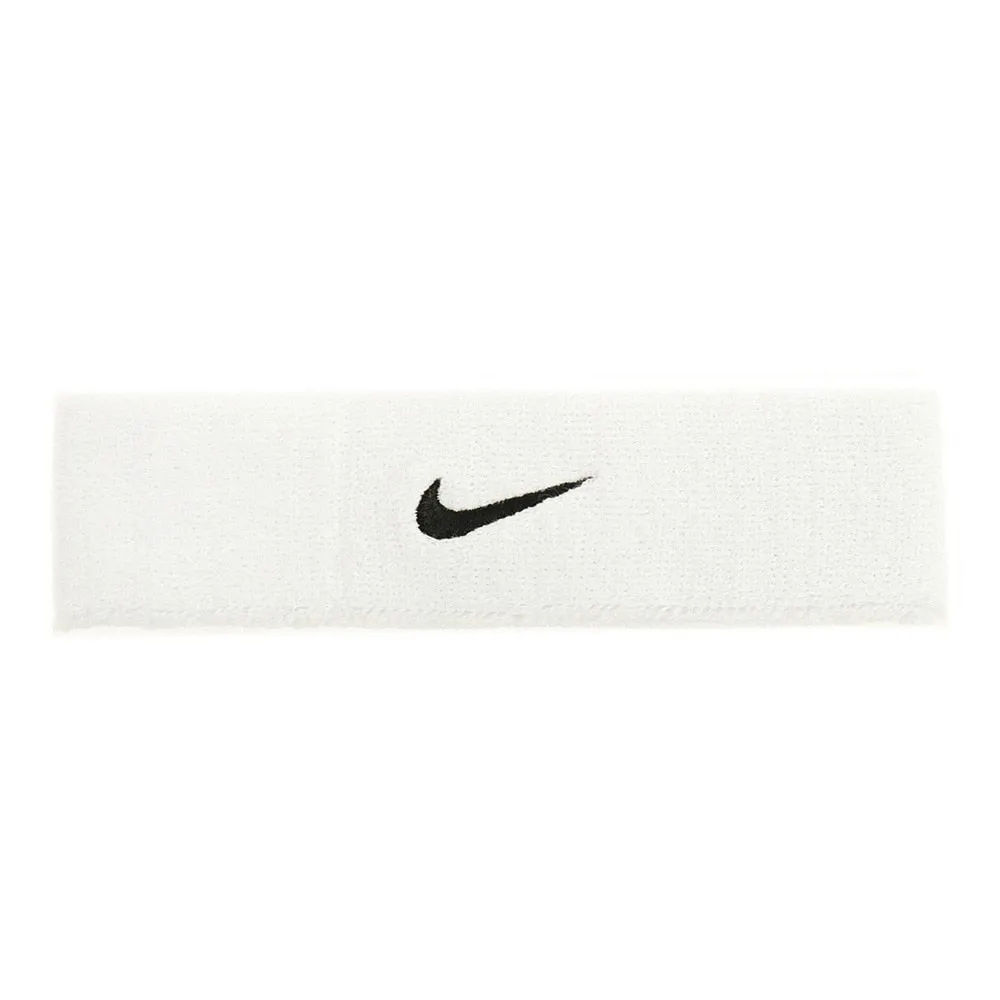 NIKE SWOOSH WHITE HEADBAND