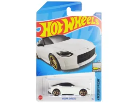 Nissan Z Proto White Metallic with Black Top Factory Fresh Series Diecast Model Car by Hot Wheels