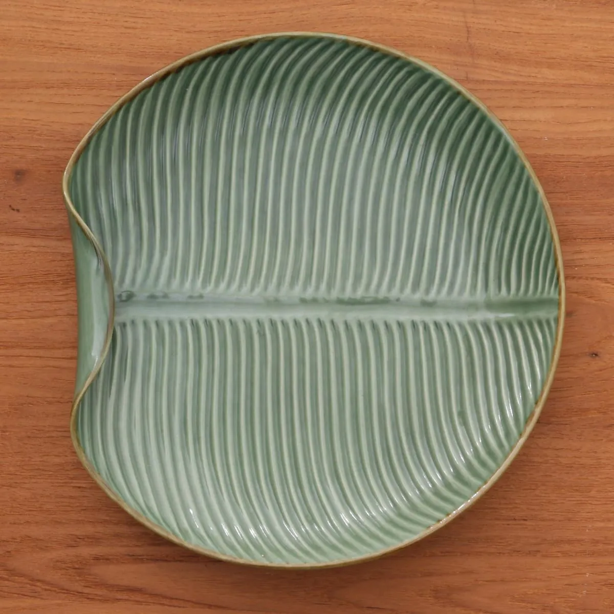 Novica Banana Vibes Ceramic Serving Plate