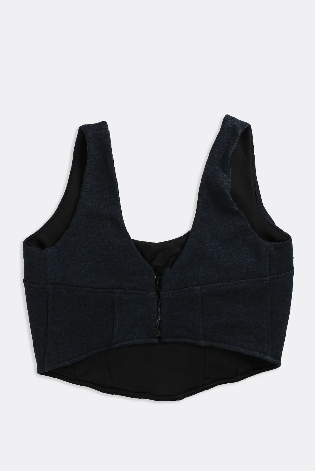 Rework Champion Sweatshirt Bustier - L