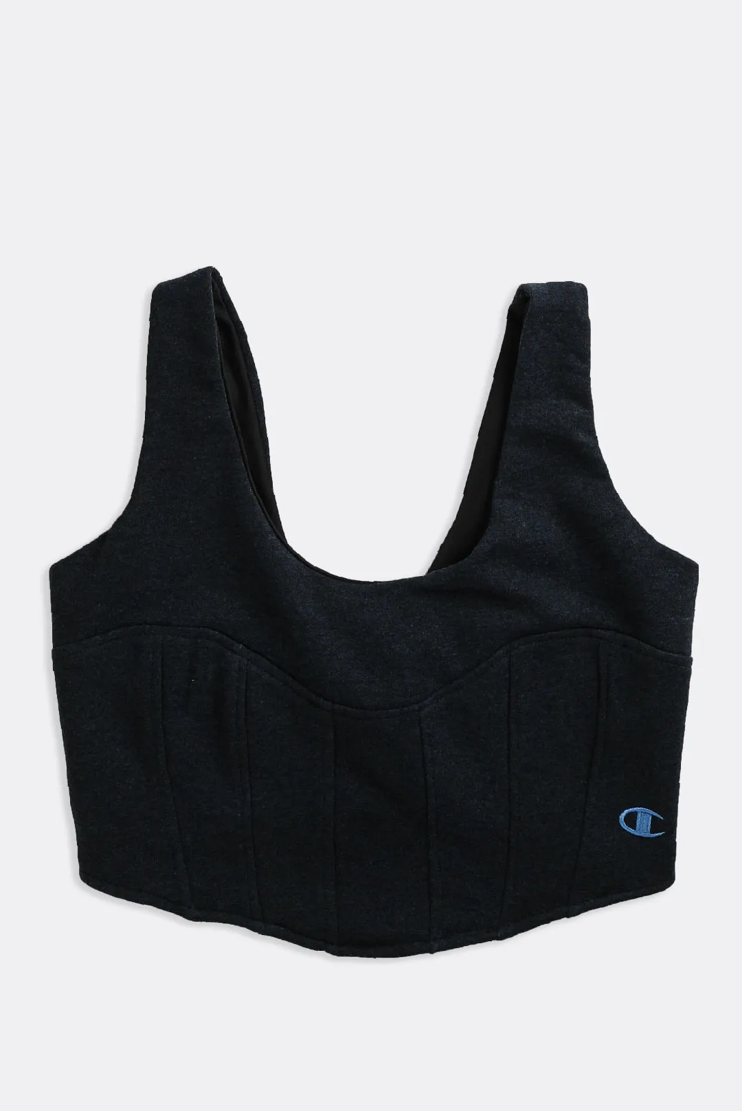 Rework Champion Sweatshirt Bustier - L