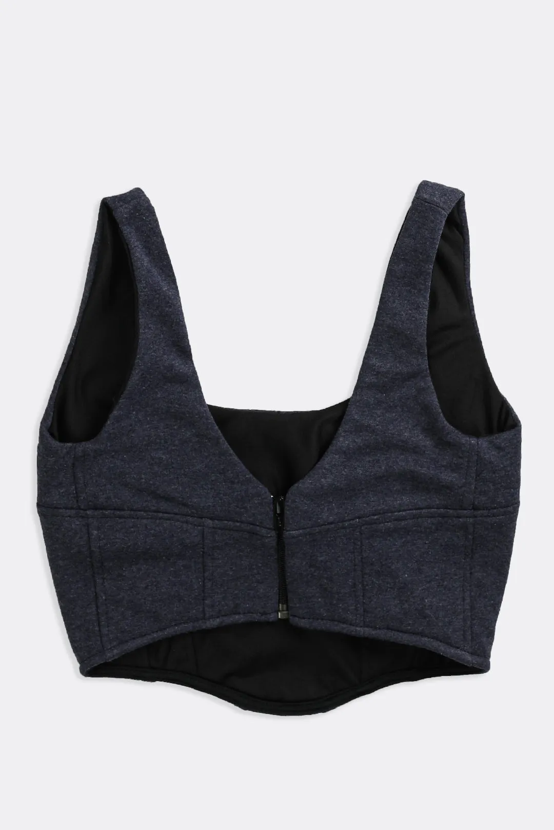 Rework Champion Sweatshirt Bustier - S